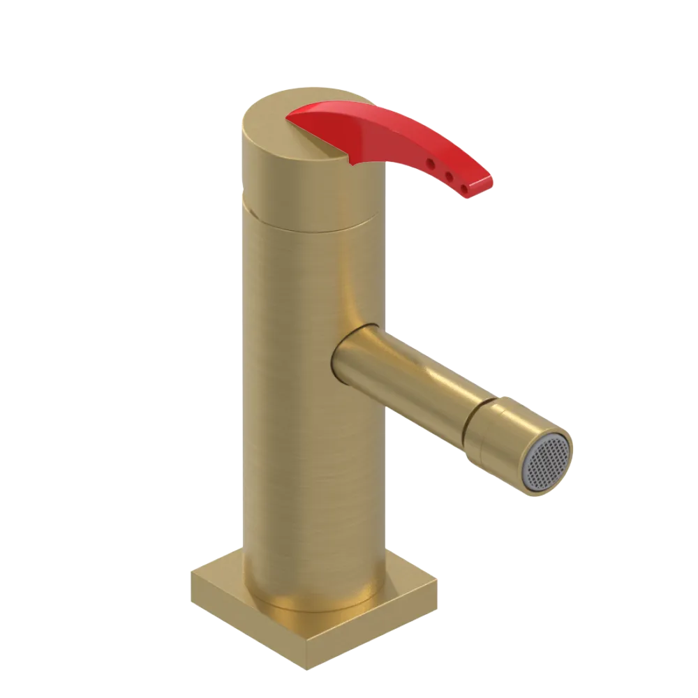 Rubinet Single Control Bidet Fitting (less drain) Satin Brass
