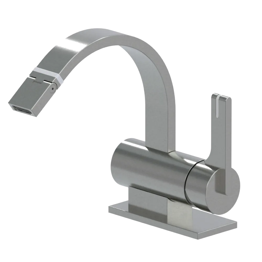 Rubinet Single Control Bidet Fitting (less drain) Satin Nickel