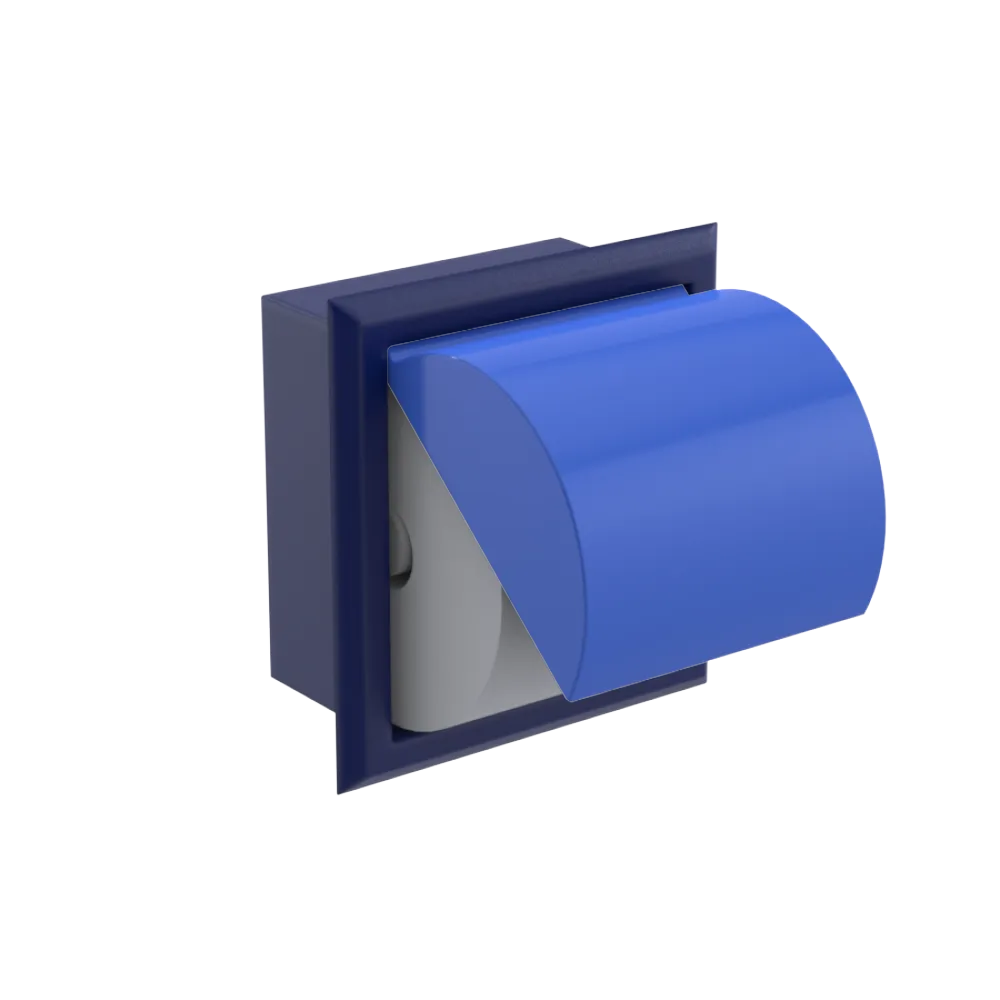 Rubinet RECESSED TOILET PAPER HOLDER Midnight Blue