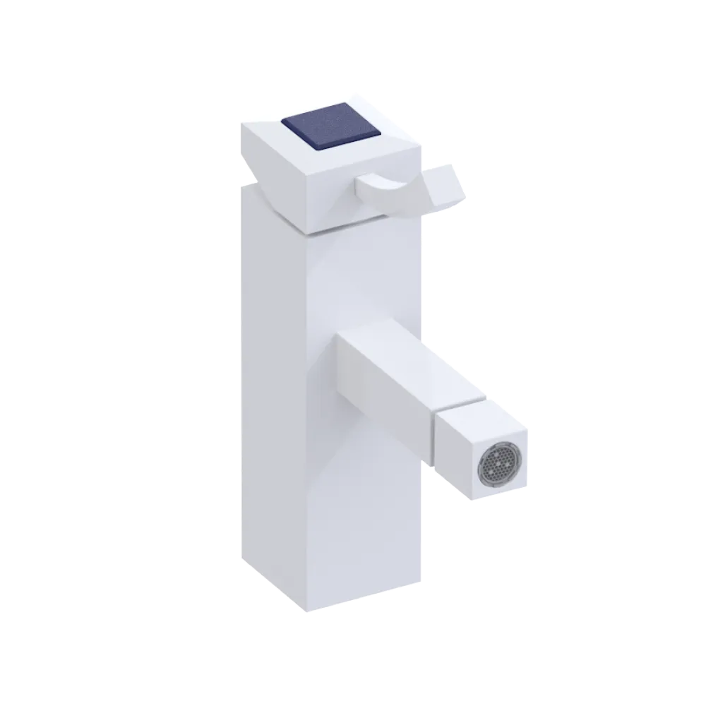 Rubinet Single Control Bidet Fitting (less drain) White