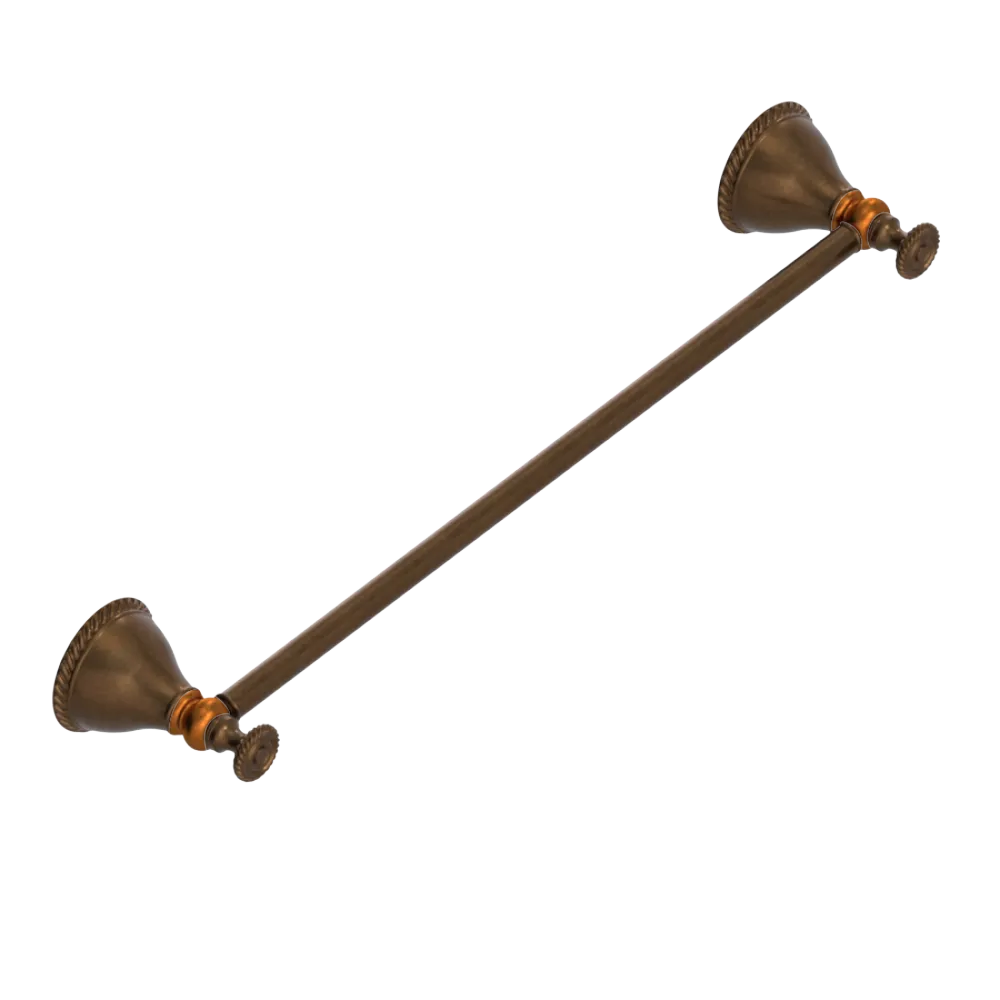 Rubinet Towel Bar 24" Tuscan Brass
