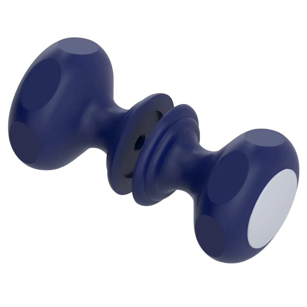 Rubinet Shower Door Knob (set) Midnight Blue