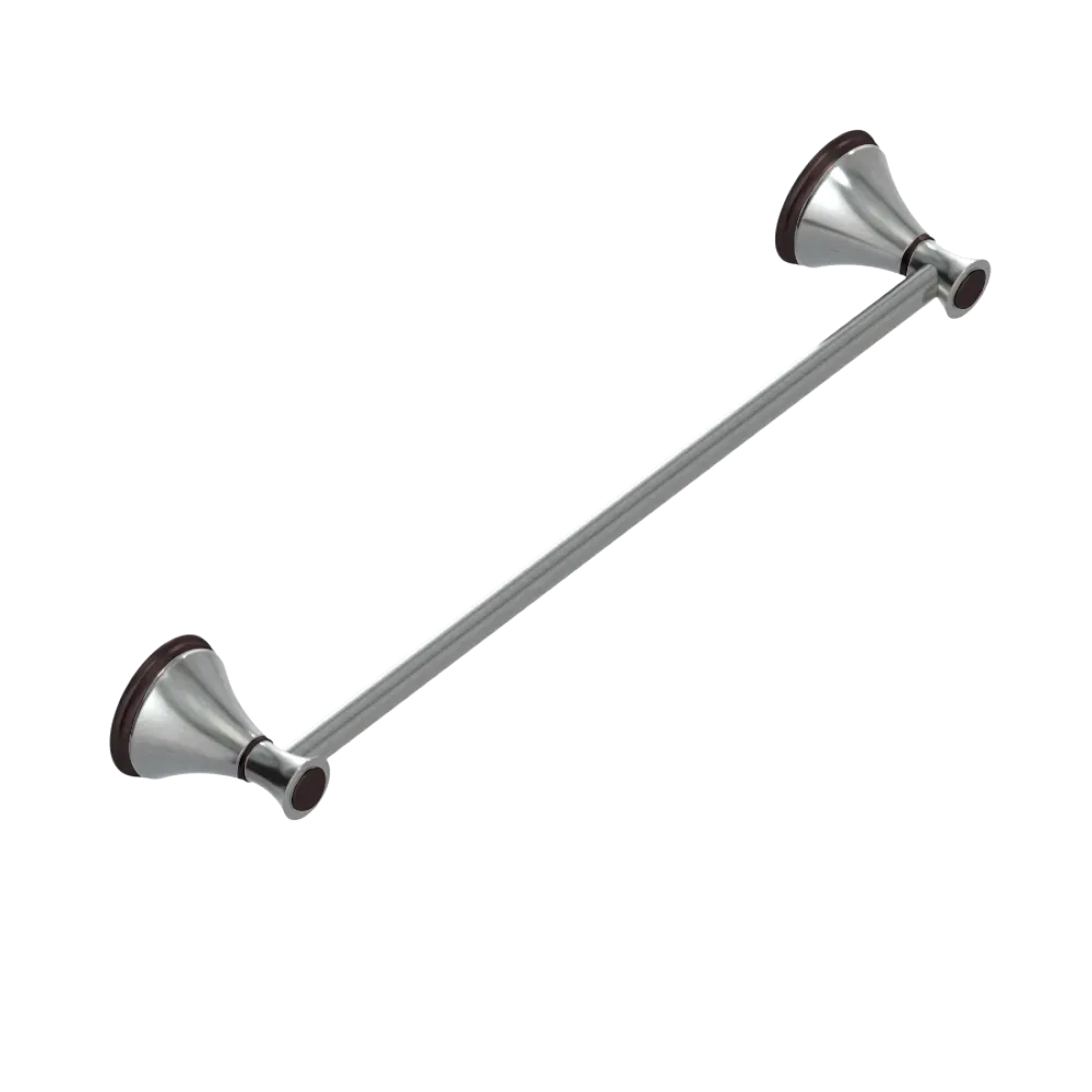 Rubinet Towel Bar 18" Satin Nickel