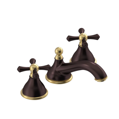 Rubinet Widespread Lav. Set. (less drain) Oil Rubbed Bronze