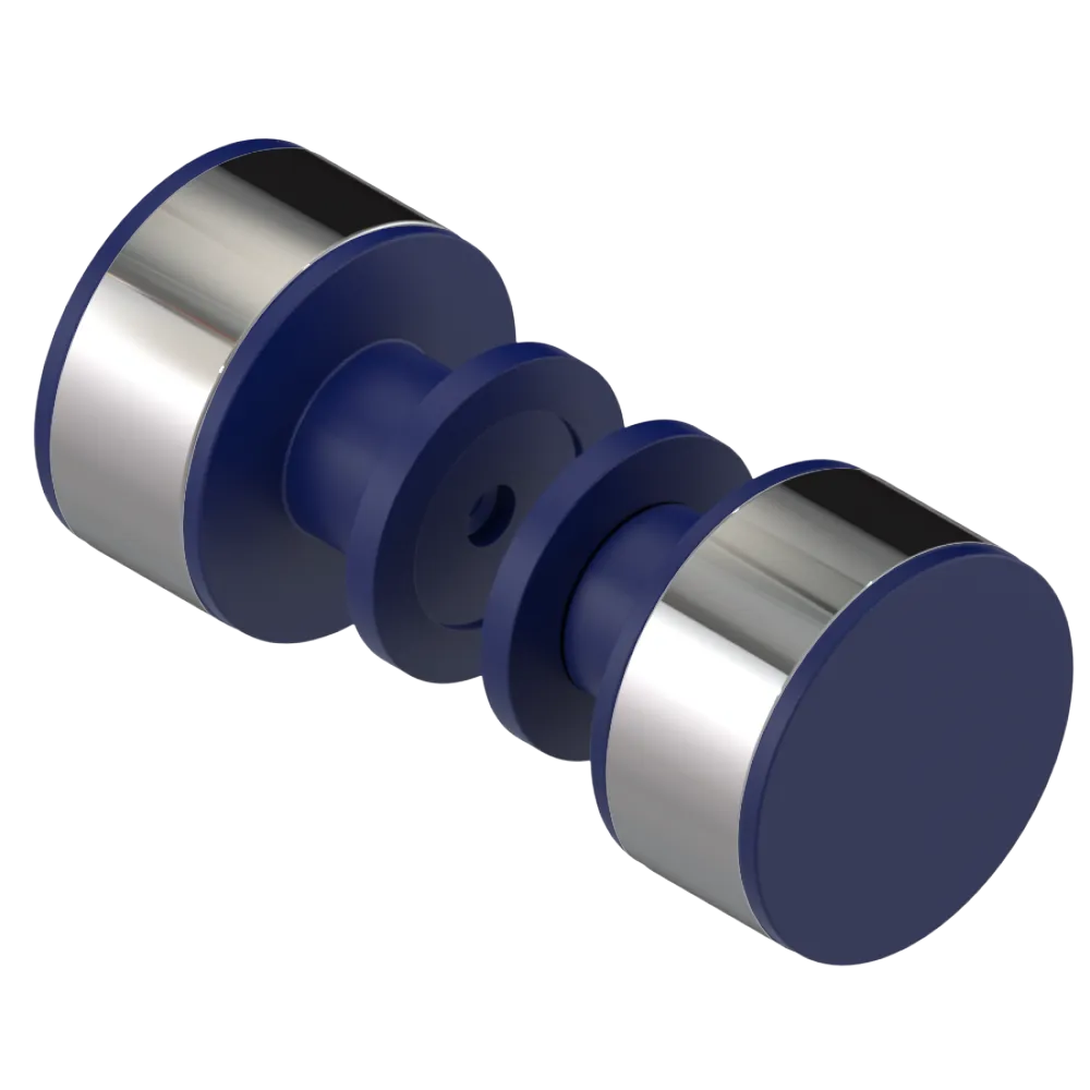 Rubinet Shower Door Knob (set) Midnight Blue