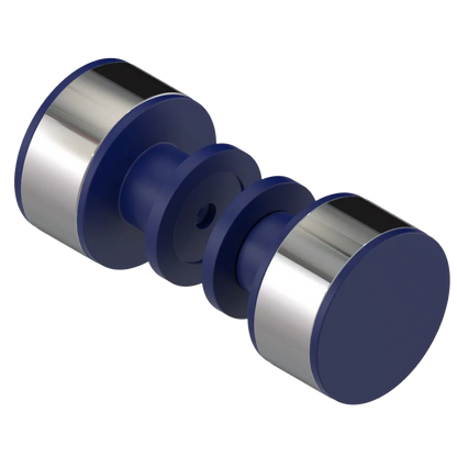 Rubinet Shower Door Knob (set) Midnight Blue