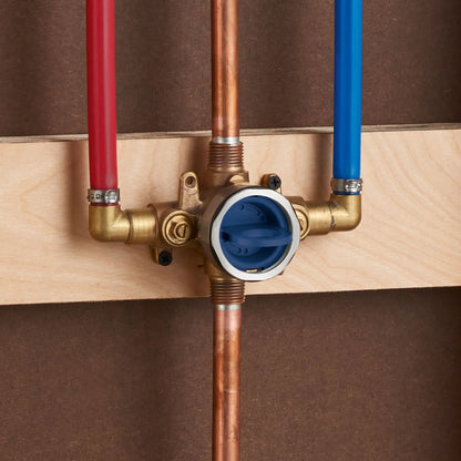 Grohsafe™ 3.0 Pressure Balance Rough-In Valve 1⁄2" Pex Crimp (Astm F1807) Elbow Inlets