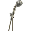 Universal Showering 5 Function Wall Mount Hand Shower - Stainless Steel