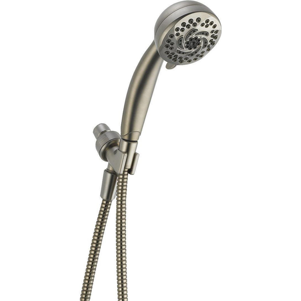Universal Showering 5 Function Wall Mount Hand Shower - Stainless Steel