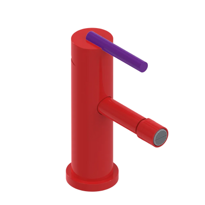Rubinet Single Control Bidet Fitting (less drain) Red