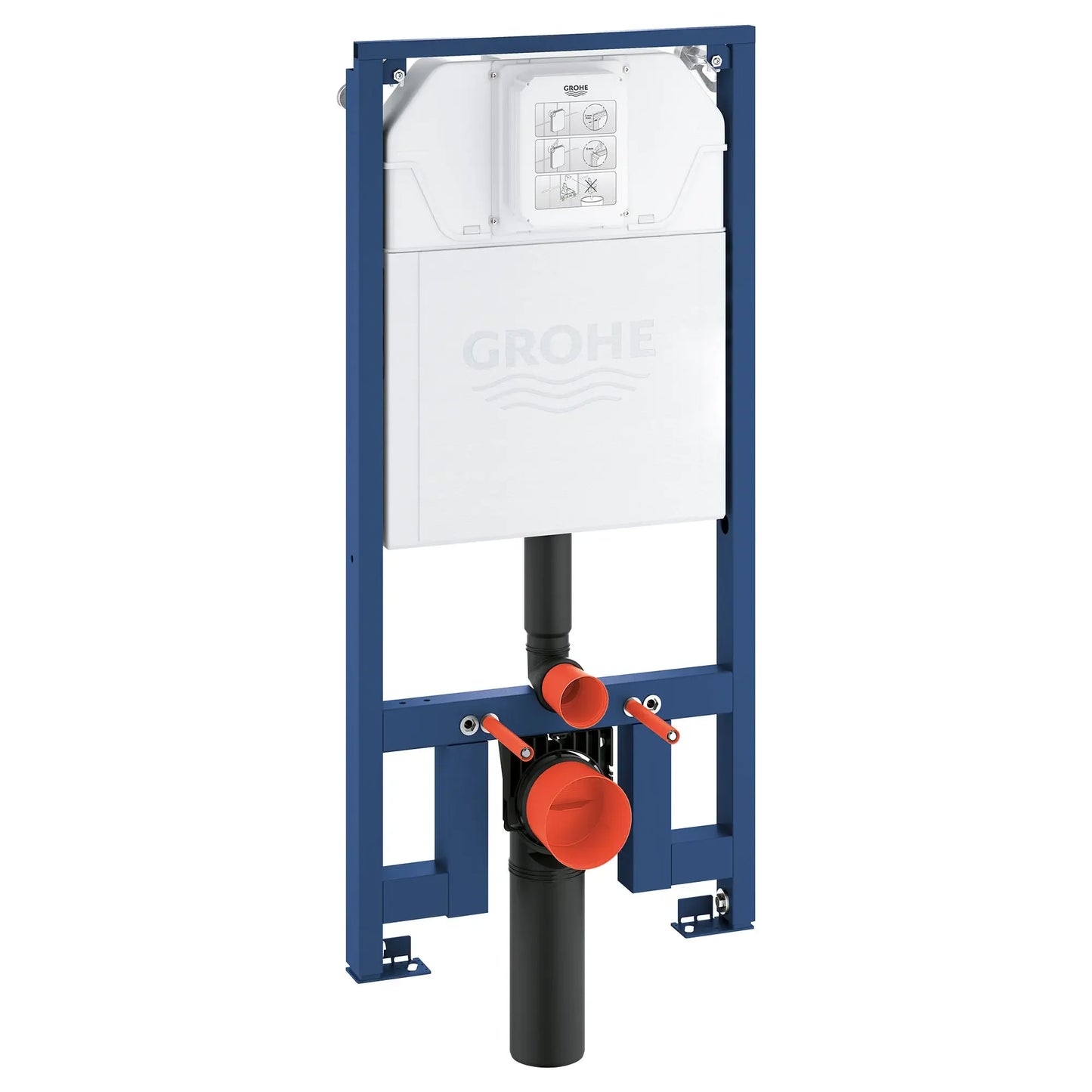 Grohe Rapid SL Slim 2��� x 4��� In-Wall Carrier for Toilet for Small Plush Plates