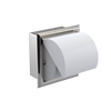 Rubinet RECESSED TOILET PAPER HOLDER Polished Nickel