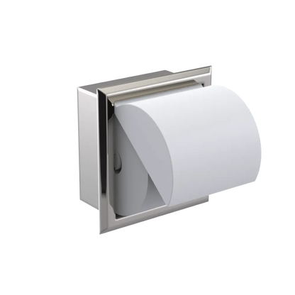 Rubinet RECESSED TOILET PAPER HOLDER Polished Nickel