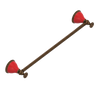 Rubinet Towel Bar 18" Tuscan Brass