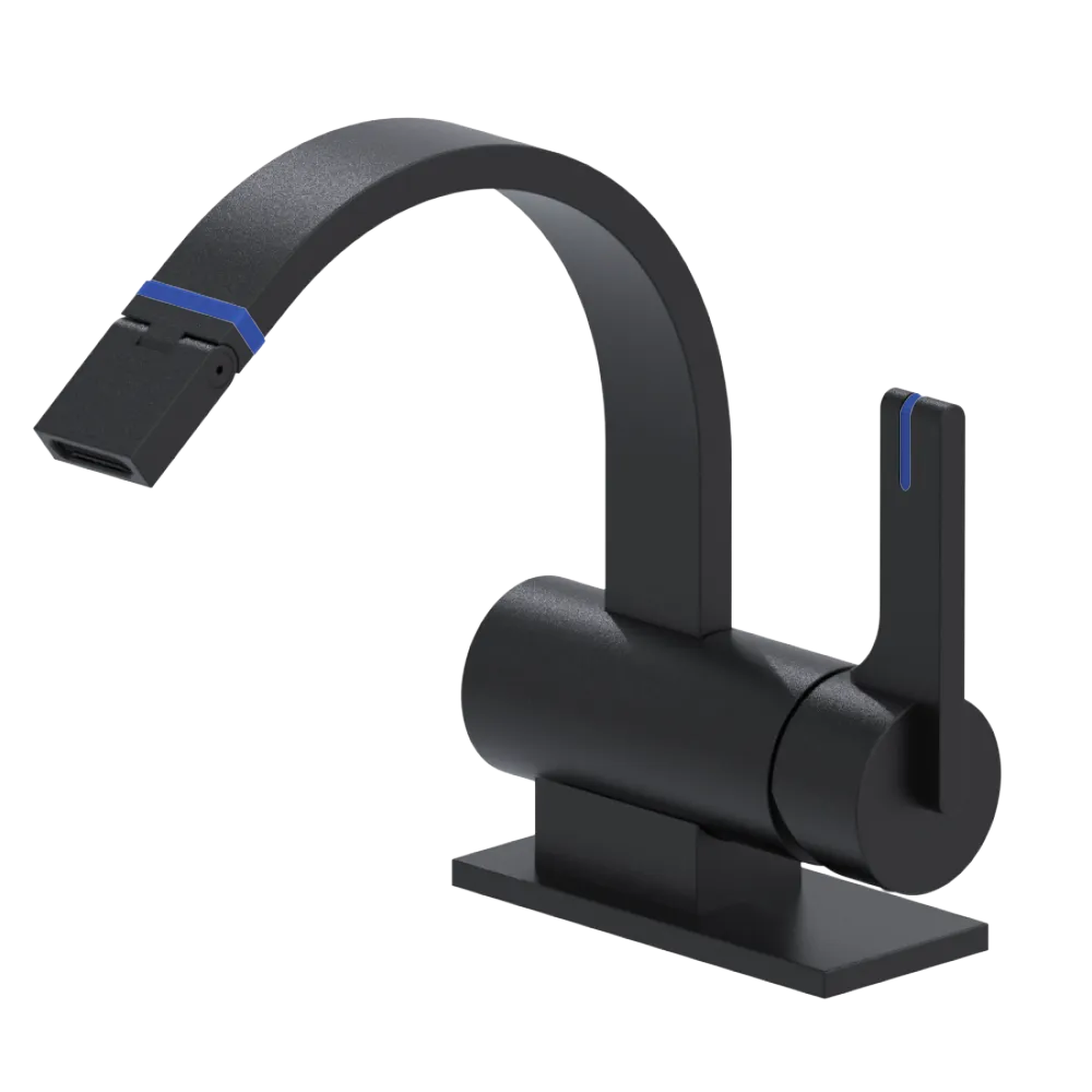 Rubinet Single Control Bidet Fitting (less drain) Matt Black