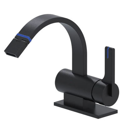 Rubinet Single Control Bidet Fitting (less drain) Matt Black