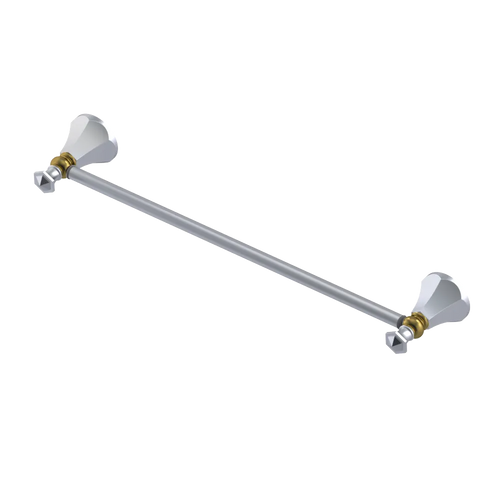 Rubinet Towel Bar 24" Satin Chrome