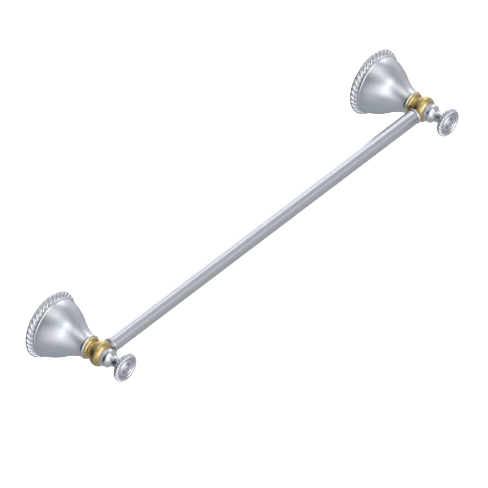 Rubinet Towel Bar 24" Satin Chrome