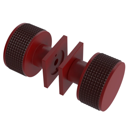 Rubinet Shower Door Knob (set) Maroon