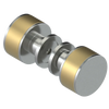 Rubinet Shower Door Knob (set) Satin Nickel