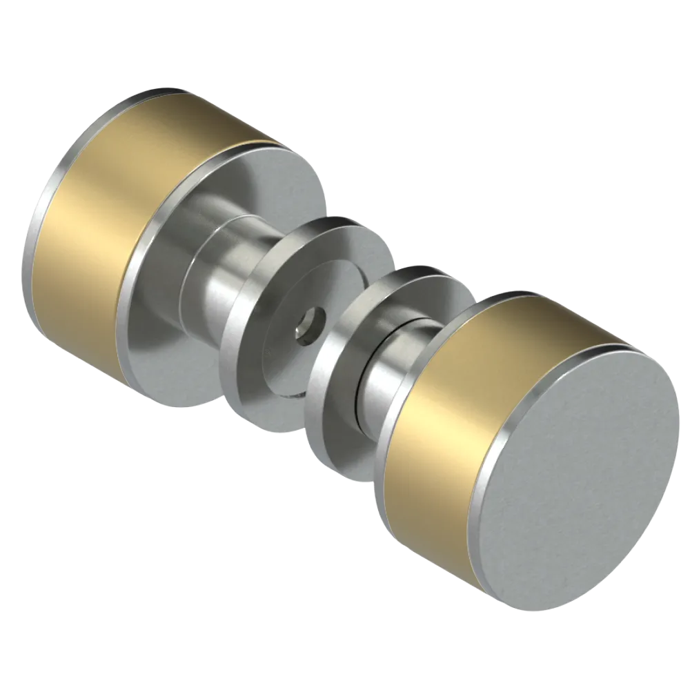 Rubinet Shower Door Knob (set) Satin Nickel