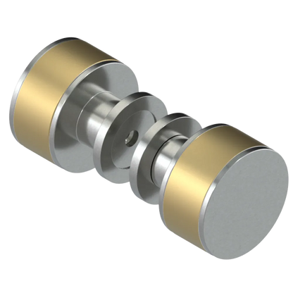 Rubinet Shower Door Knob (set) Satin Nickel