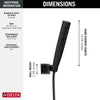 Delta H2Okinetic 4-Setting Wall Mount Hand Shower