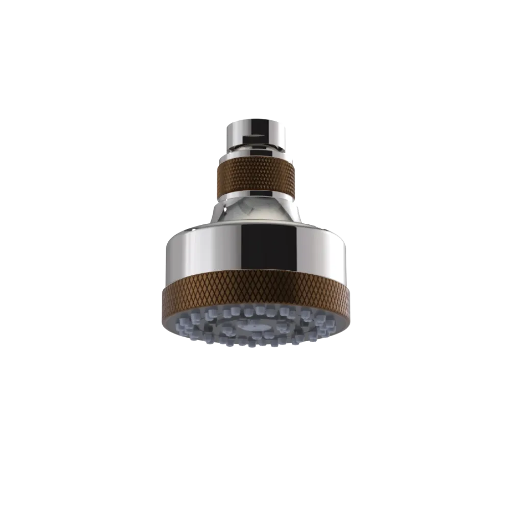 Rubinet 3 FUNCTION SHOWER HEAD Polished Nickel