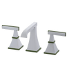 Rubinet Widespread Lav. Set. (less drain) White