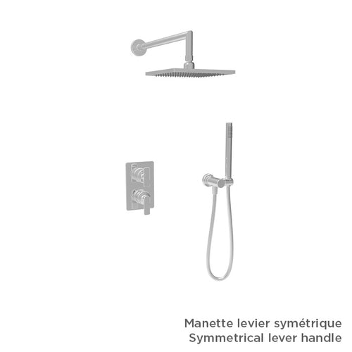 Baril Complete pressure balanced shower kit without handle