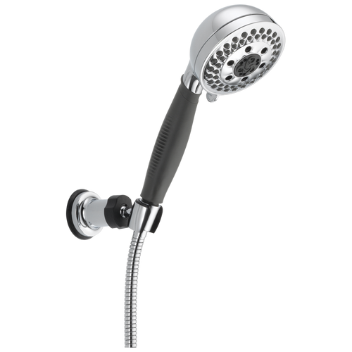 Delta Universal Showering - H2Okinetic® 5-Setting Adjustable Wall Mount Hand Shower In Chrome