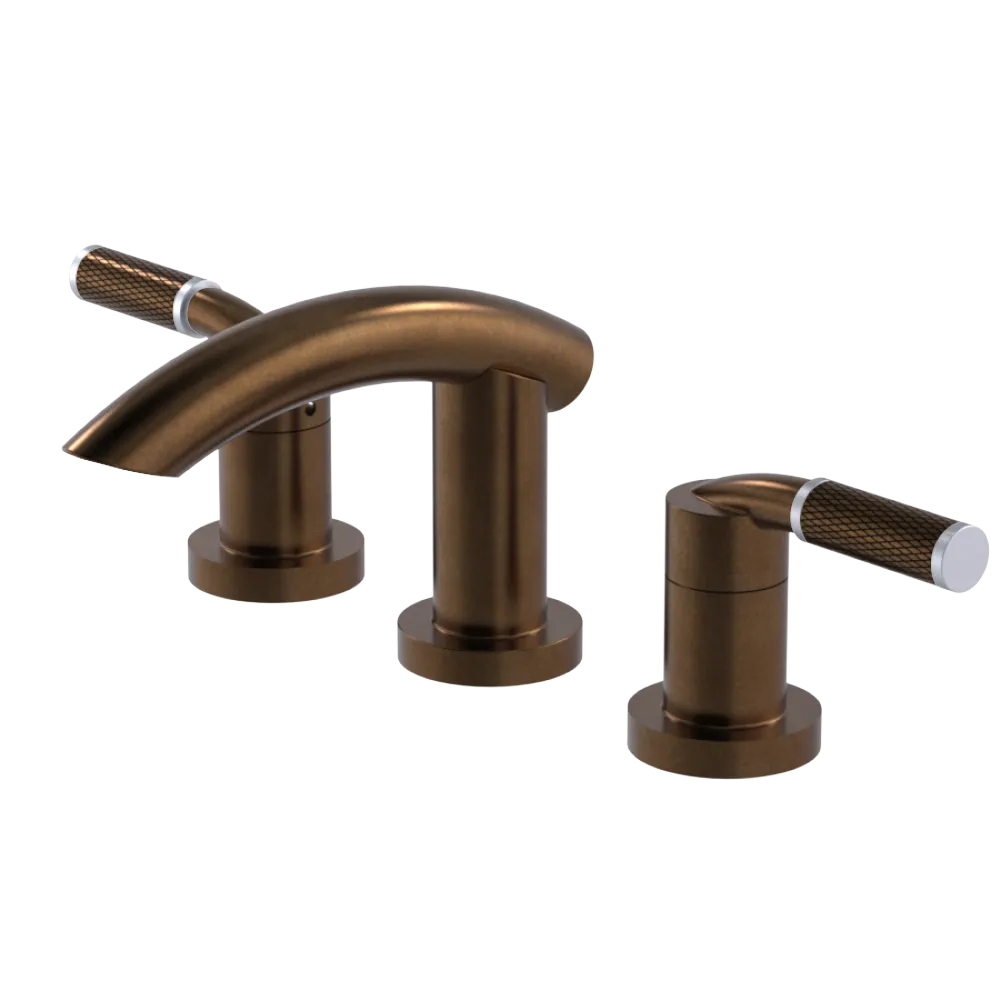 Rubinet Widespread Lav. Set. (less drain) Tuscan Brass