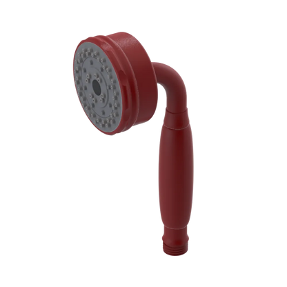 Rubinet 3 Function Hand Held Shower Only Maroon