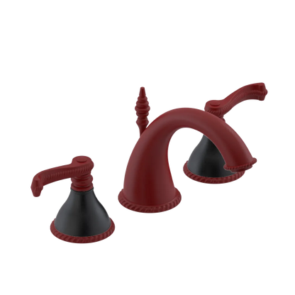 Rubinet Widespread Lav. Set. (less drain) Maroon