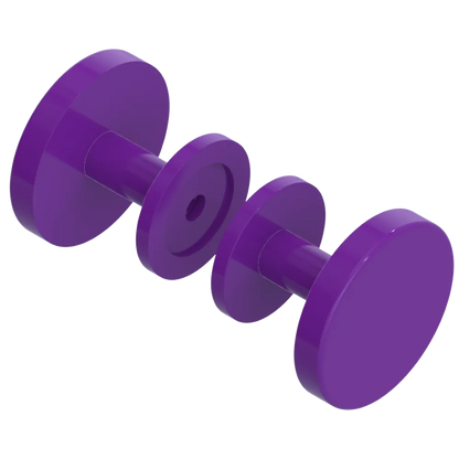 Rubinet Shower Door Knob (set) Purple Haze