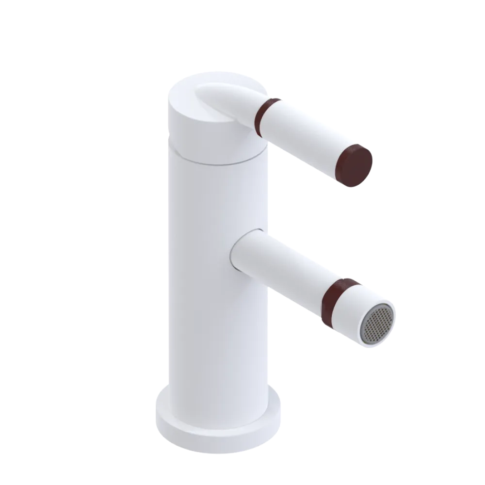 Rubinet Single Control Bidet Fitting (less drain) Matt White