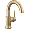 Delta Trinsic High-Arc Single-Handle Bathroom Faucet with Drain