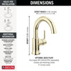 Delta Single Handle High-Arc Lavatory