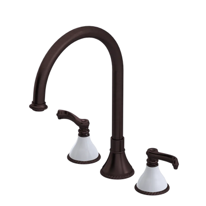 Rubinet Widespread Kitchen Set Tuscan Brass