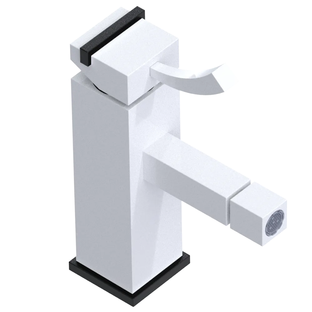 Rubinet Single Control Bidet Fitting (less drain) White