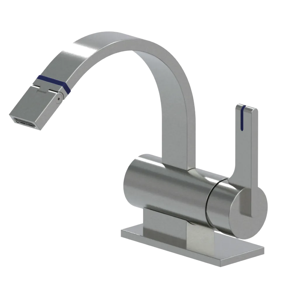 Rubinet Single Control Bidet Fitting (less drain) Satin Nickel