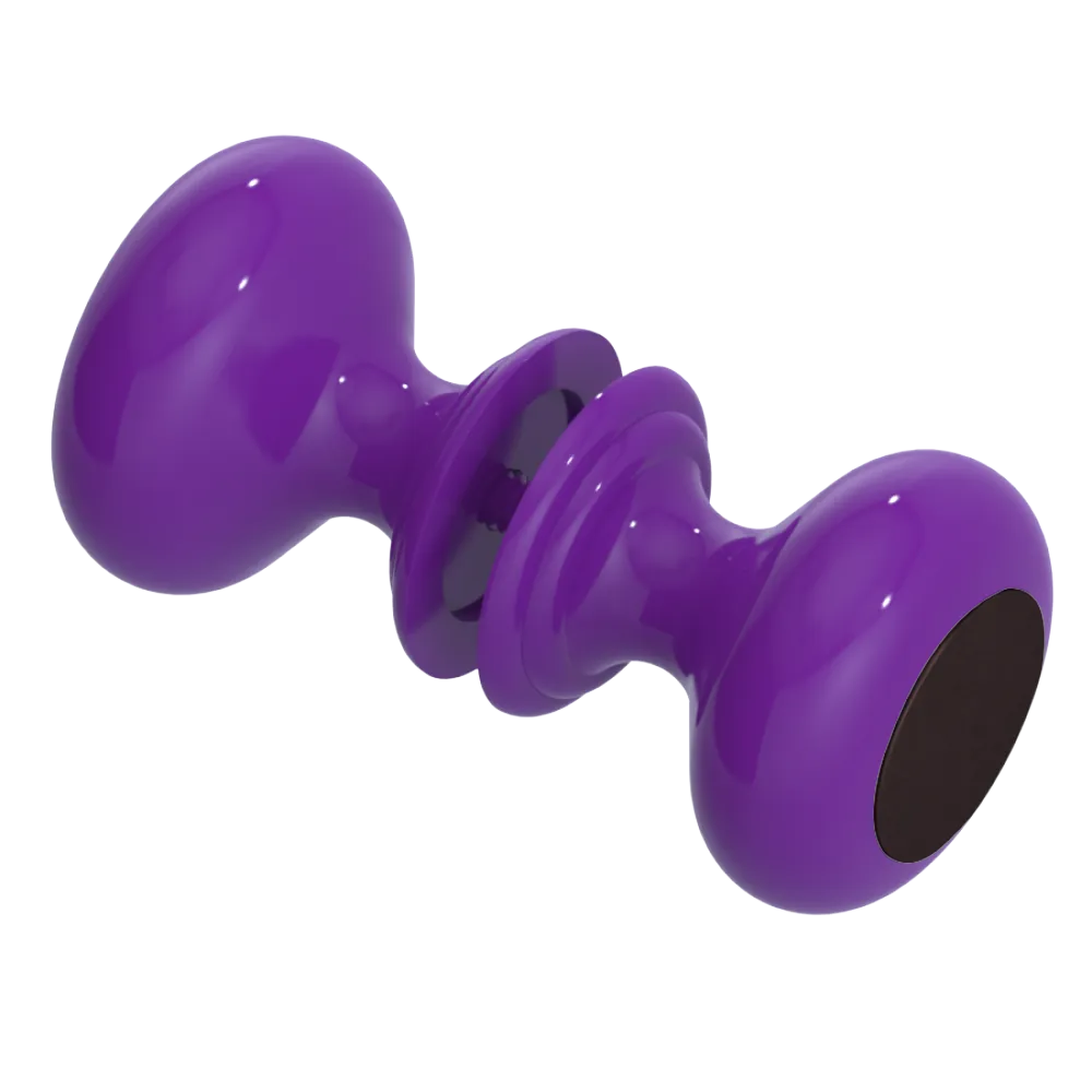 Rubinet Shower Door Knob (set) Purple Haze
