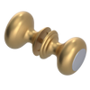 Rubinet Shower Door Knob (set) Satin Gold