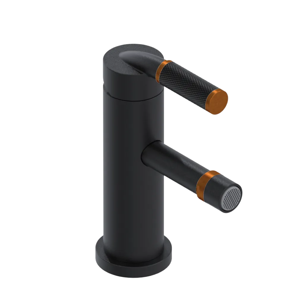 Rubinet Single Control Bidet Fitting (less drain) Matt Black