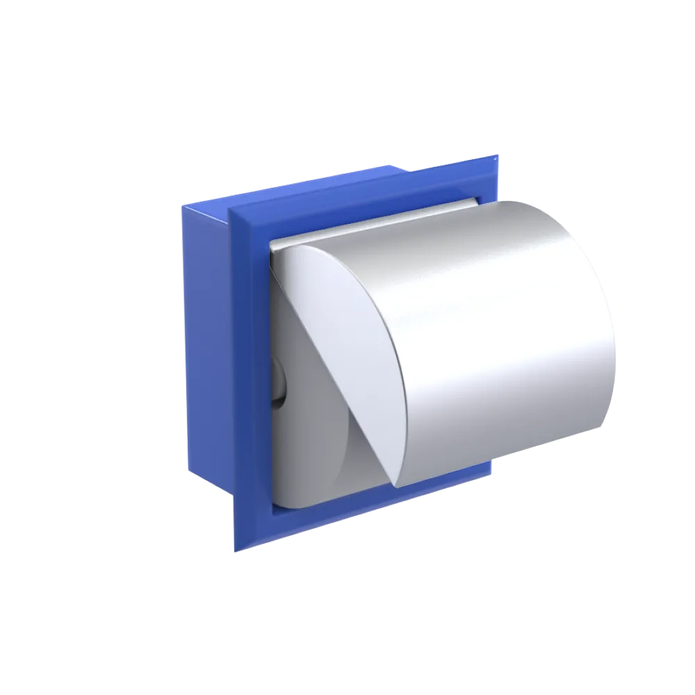 Rubinet RECESSED TOILET PAPER HOLDER Blu Jean