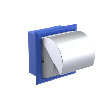 Rubinet RECESSED TOILET PAPER HOLDER Blu Jean
