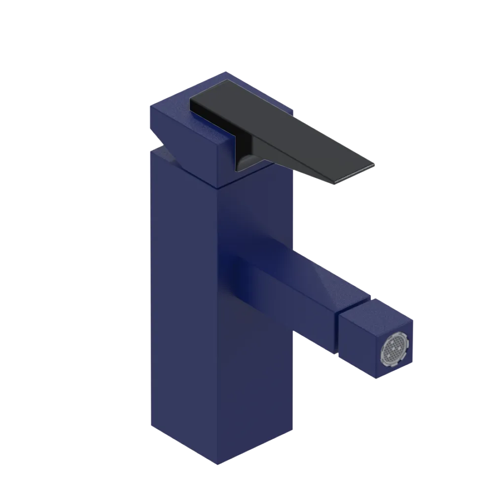 Rubinet Single Control Bidet Fitting (less drain) Midnight Blue