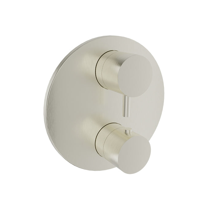 Baril Complete thermostatic pressure balanced shower valve with 1-way diverter