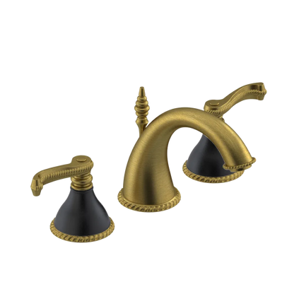 Rubinet Widespread Lav. Set. (less drain) Antique Brass Matt