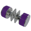 Rubinet Shower Door Knob (set) Satin Nickel